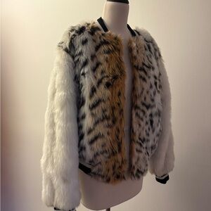Forever 21 Multicolor Faux Fur Teddy Jacket